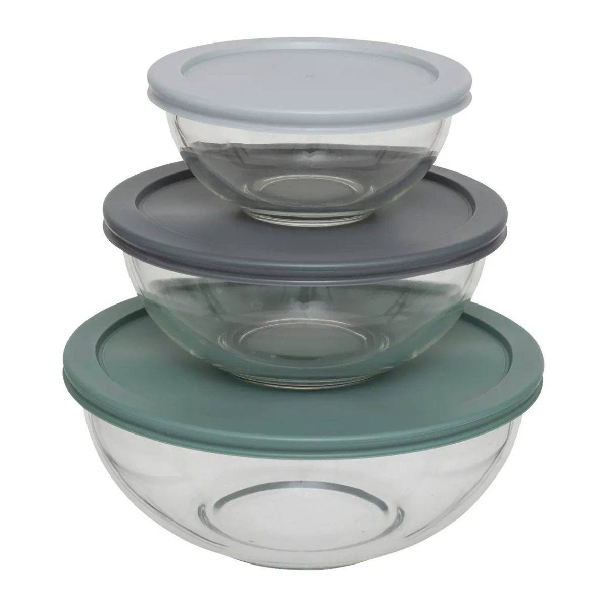 Lot de 3 Boîtes "Conservation" 22cm Transparent - Image 1