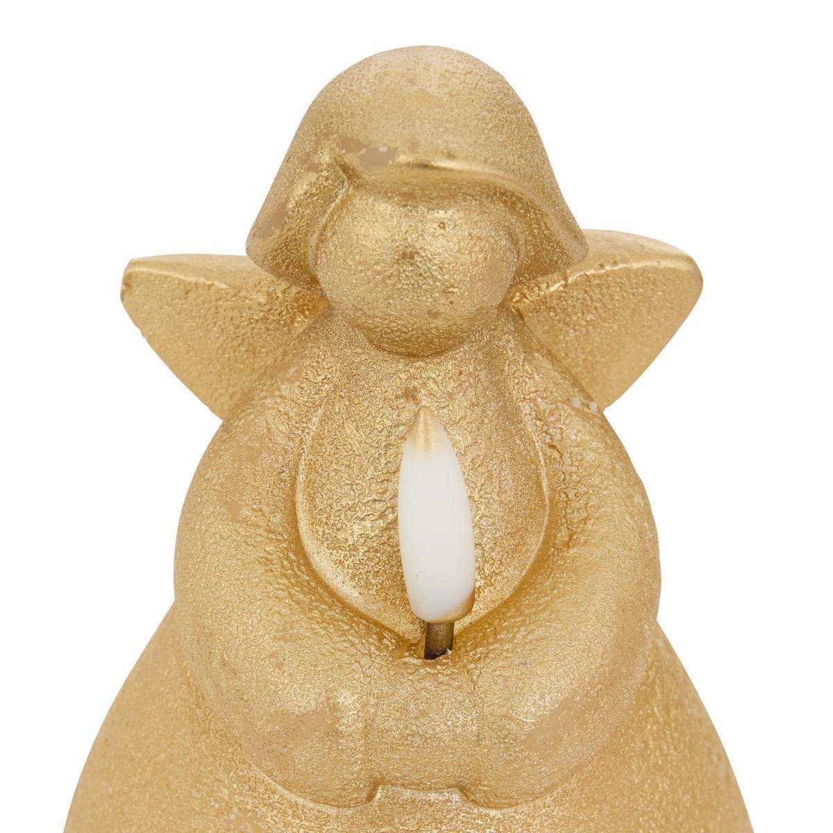 Feeric Christmas - Bougie LED ange doré H. 15 cm - Feeric Lights & Christmas - Image 2