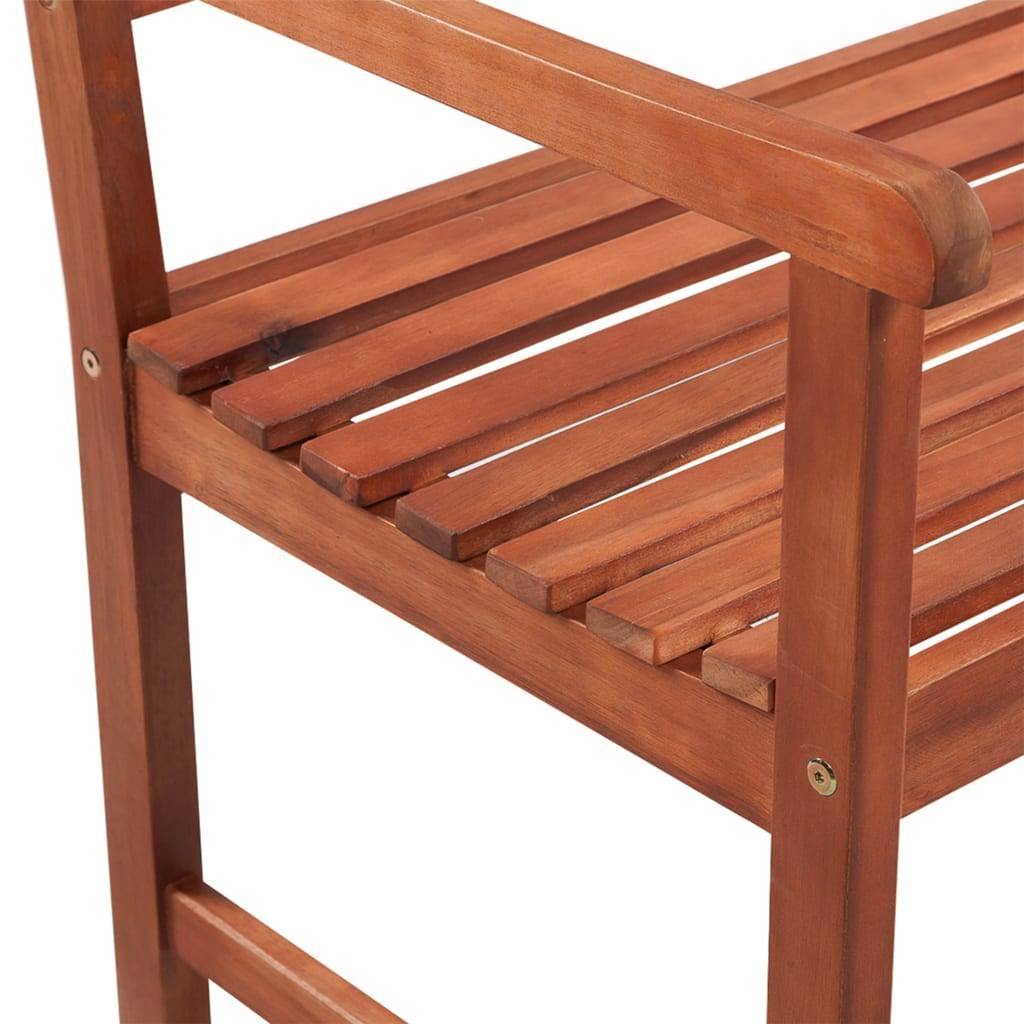 PANGIVO - Banc de jardin bois d'acacia naturel et taupe 120 x 58 x 90 cm - PANGIVO - Image 4
