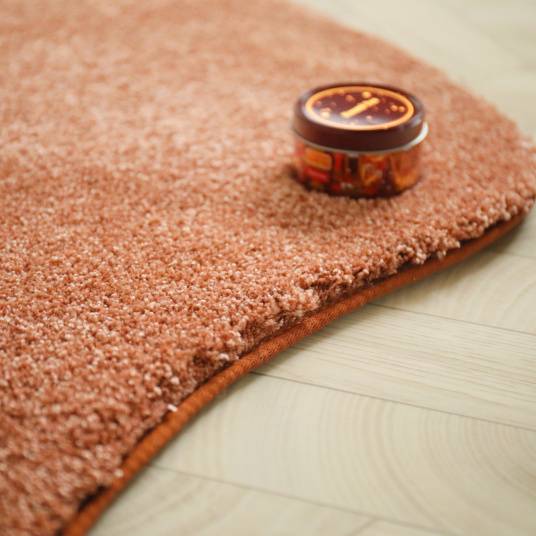 Decoweb - Tapis contemporain de forme organique - Influence - Rose corail - 120 x 180 cm - Decoweb - Image 6