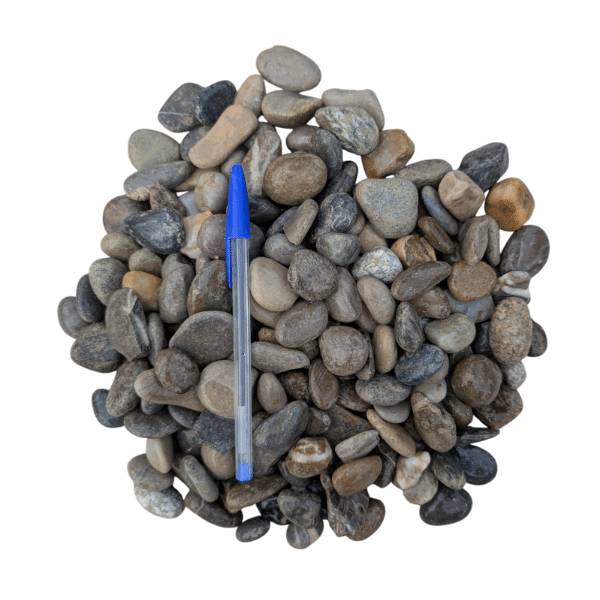 Gravier rivière gris 16/22,4 mm – Pack 7 Big Bag +/- 1,5T – 140 m² - Image 4