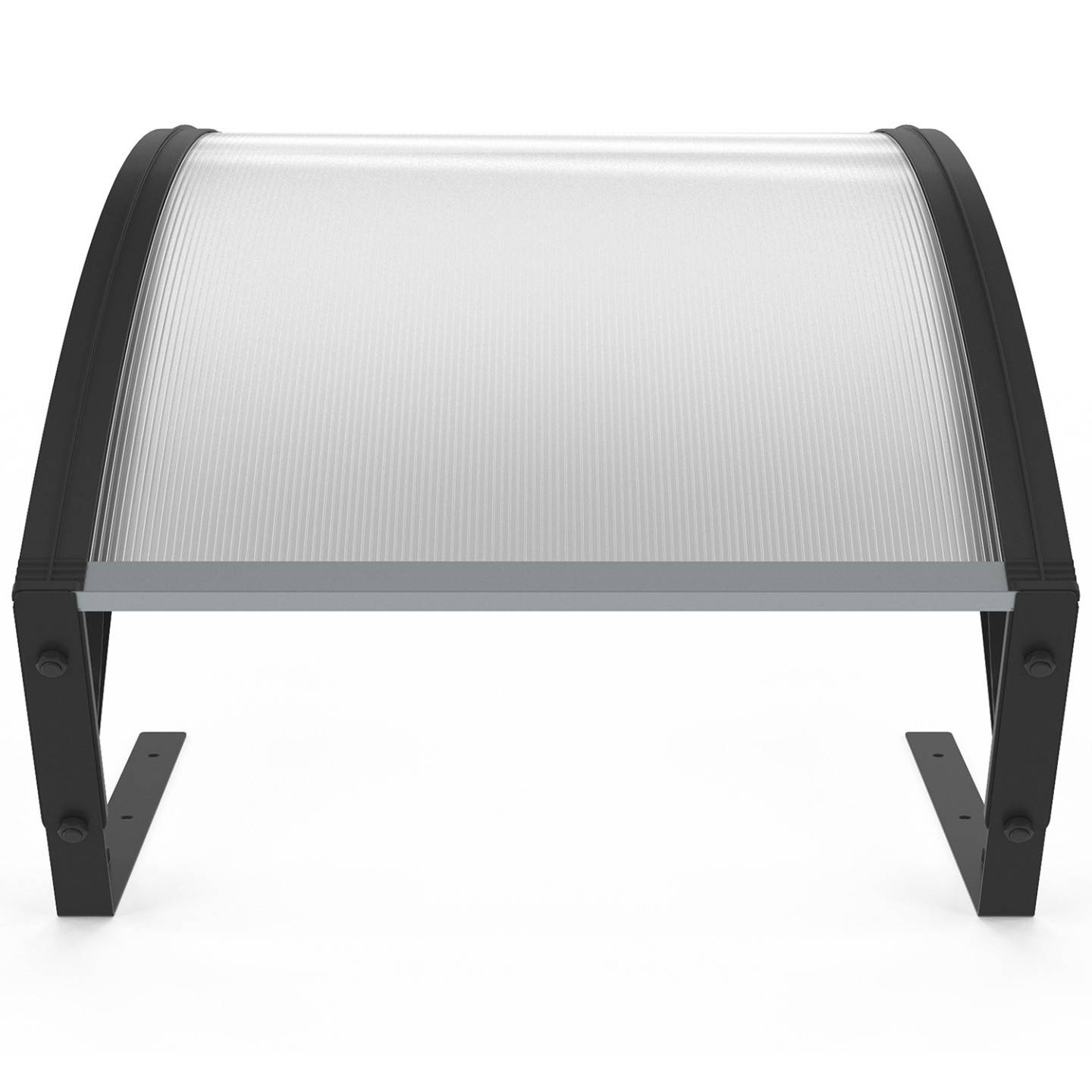 IDMARKET - Toit de protection UV en polycarbonate pour robot tondeuse gris anthracite - Image 4