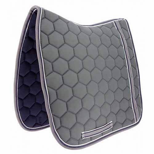 Tapis de selle EQUITHEME « Ligne" - Gris - Imagen 2