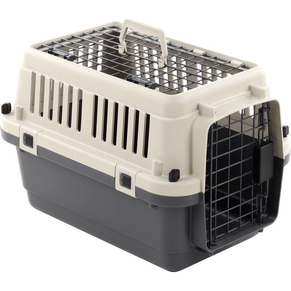 Cage de transport Neto XS 33 x 50 x 33 cm grise pour chien max 7 kg - Imagen 3