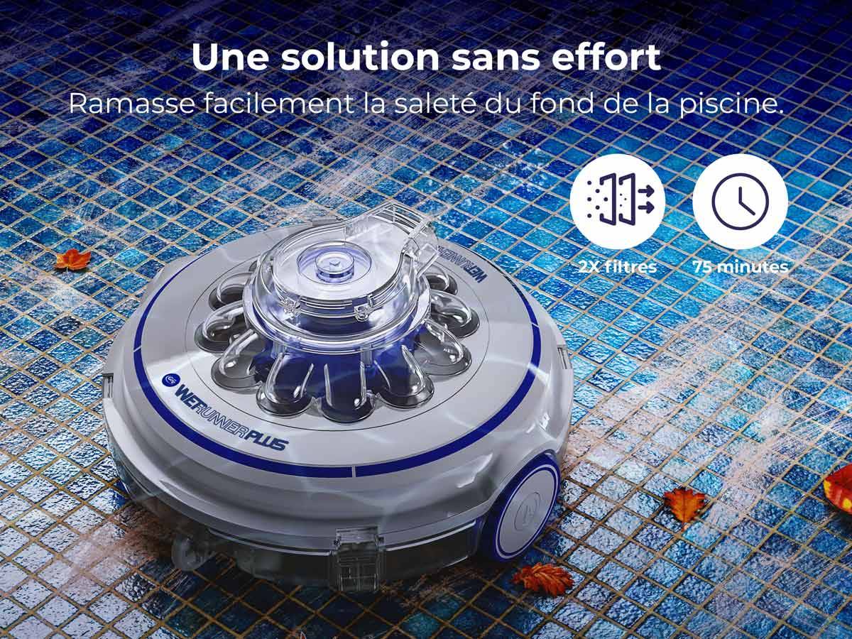 Gre Pools - Robot à batterie rechargeable pour piscines hors-sol et enterrées jusqu'à 10 x 5 m Gre Pools - Image 4