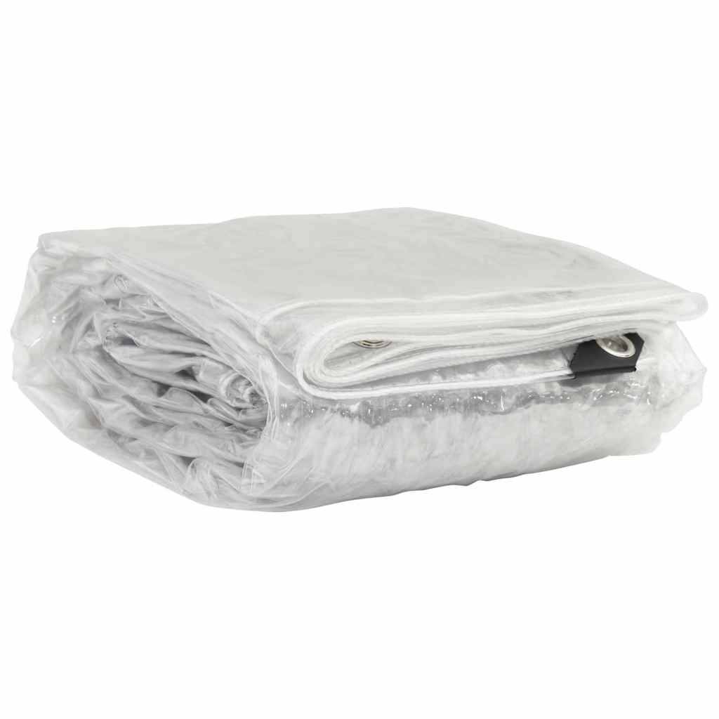PANGIVO - Couverture végétale PVC transparent et blanc 1000 x 100 x 0.029 cm - PANGIVO - Image 3