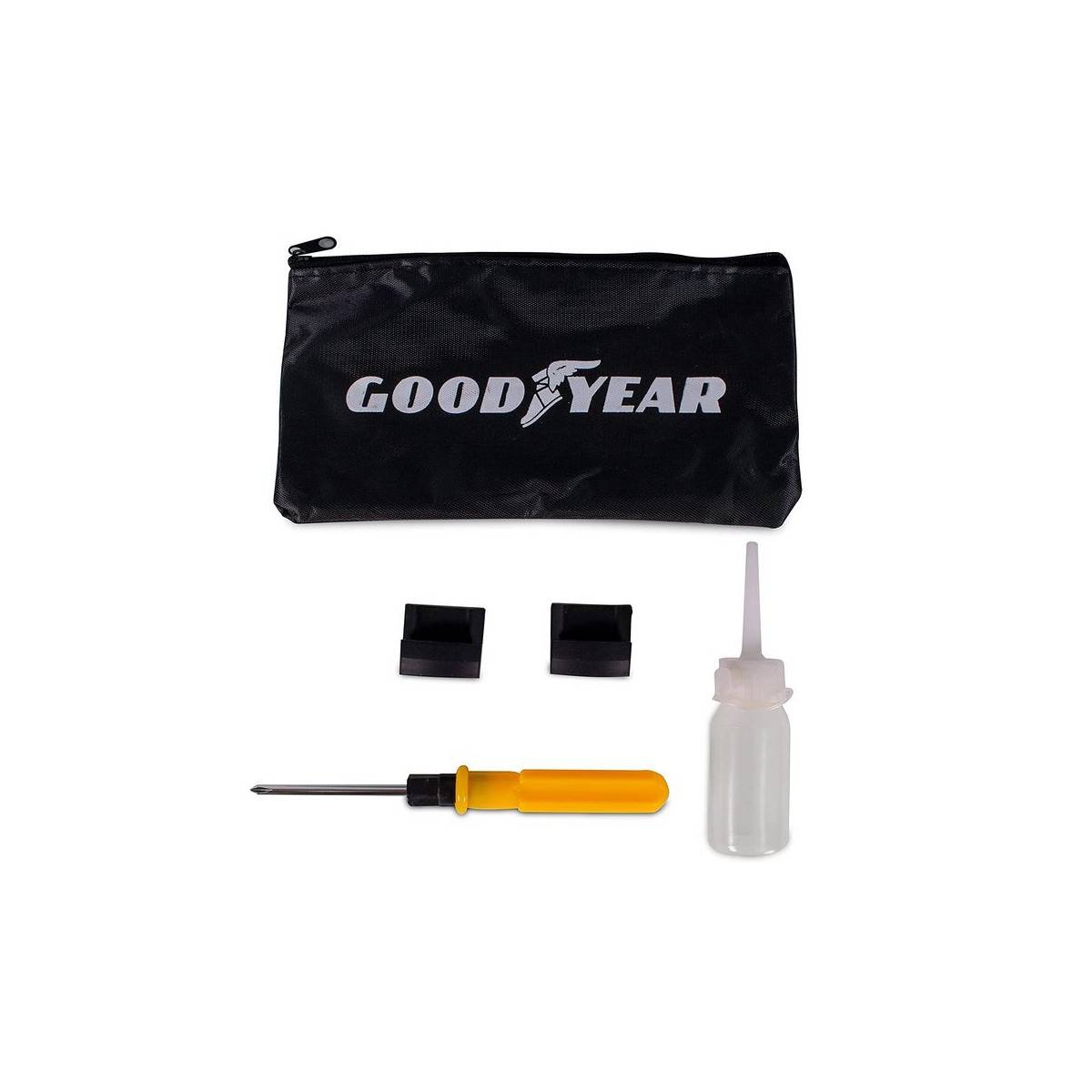Scie elagage sans fil 16,8V 2 batteries lithium 4Ah Chargeur et kit d'outils inclus Mini Tronçonneuse GOODYEAR - Image 4