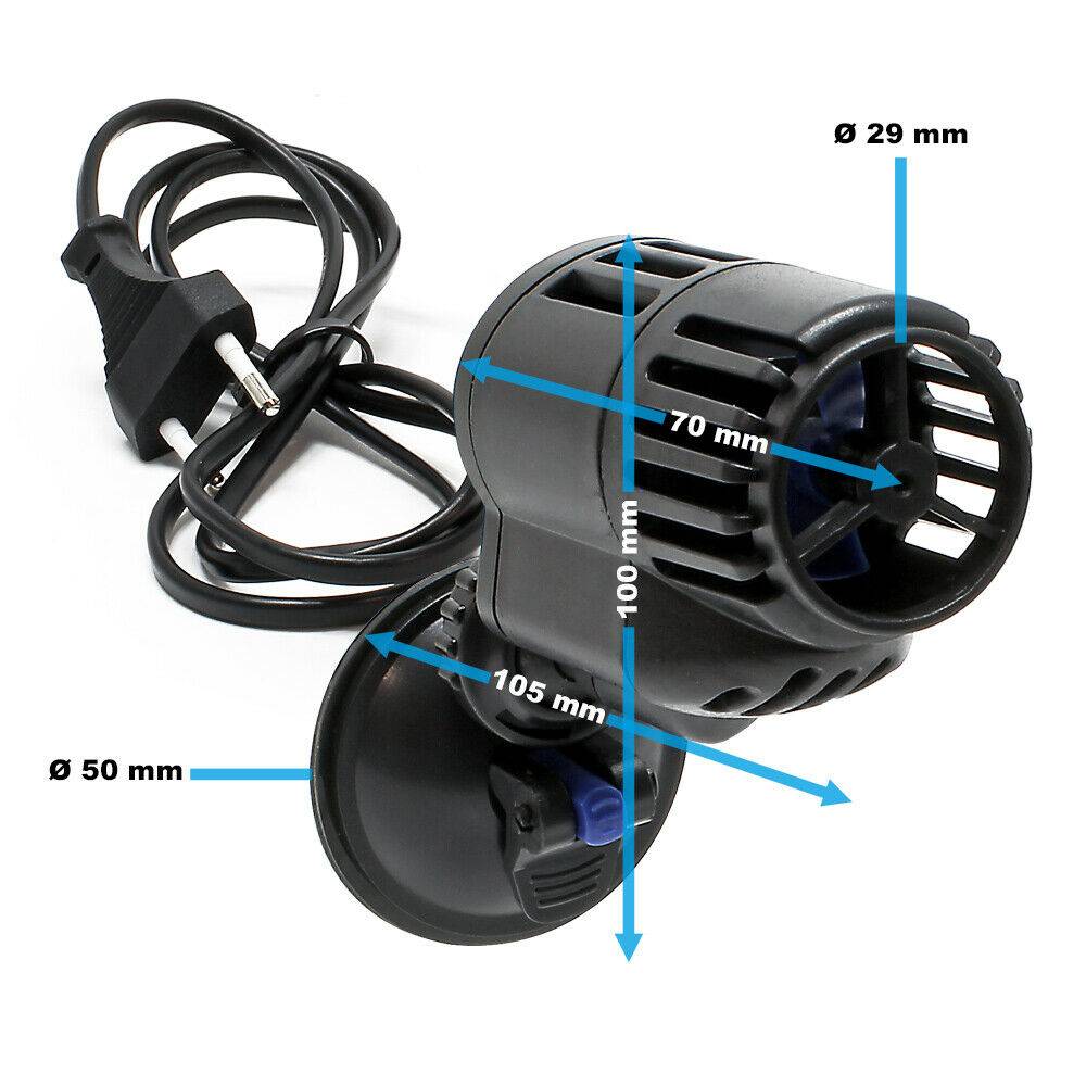 Helloshop26 - Pompe brassage wavemaker ventouse 2000 litres par heure 2,5 watts aquarium eau pompe - Imagen 2