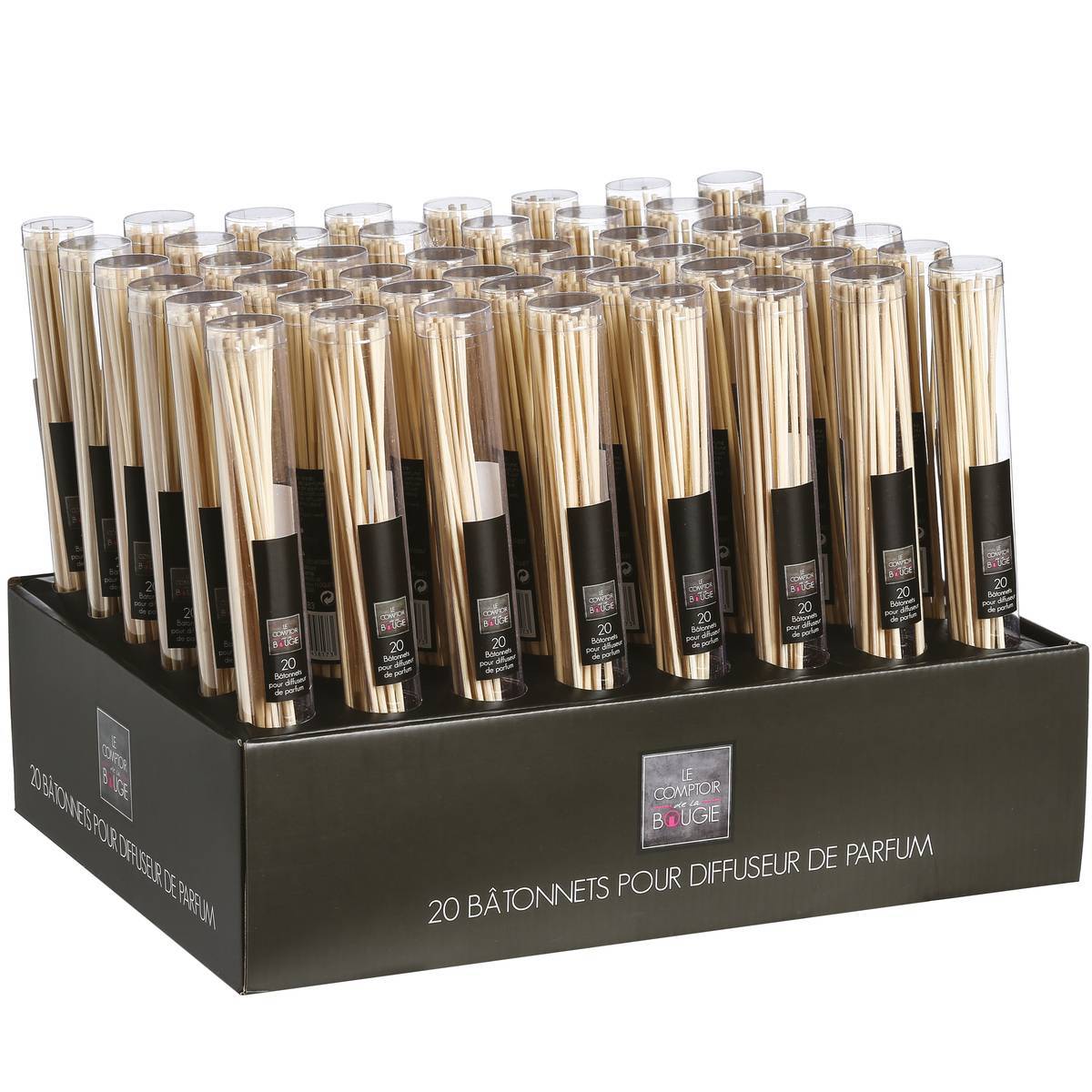 Atmosphera - Lot de 20 bâtons diffuseurs blanc ivoire H24,5cm - Atmosphera Créateur d'intérieur - Image 3