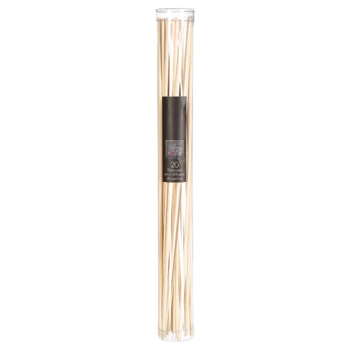 Atmosphera - Lot de 20 bâtons diffuseurs blanc ivoire H24,5cm - Atmosphera Créateur d'intérieur