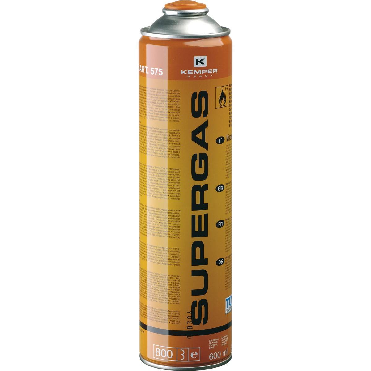 Pack de 6 Cartouches gaz 330g Bouteilles Butane propane 600ml Kemper Bonbonne gaz universelle valve 7/16 - Imagen 3