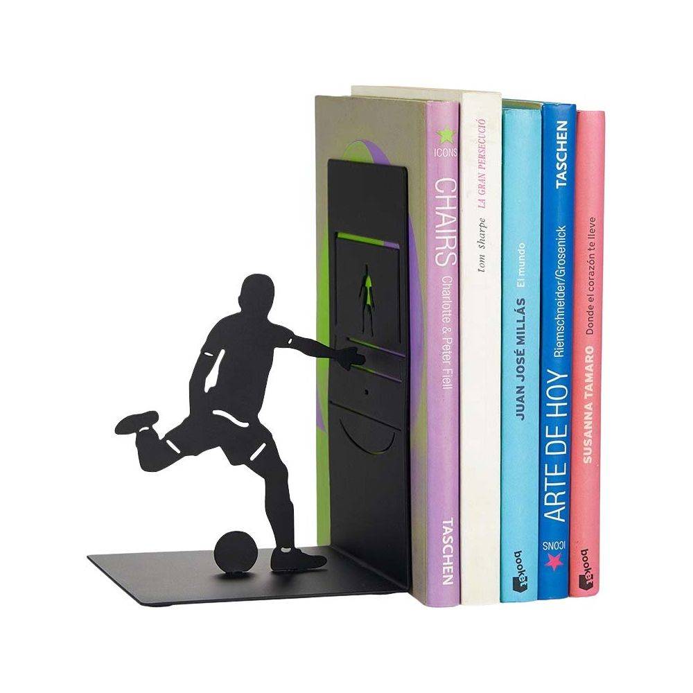 Balvi - Serre-livres en métal noir Sport Footballer Balvi - Imagen 2