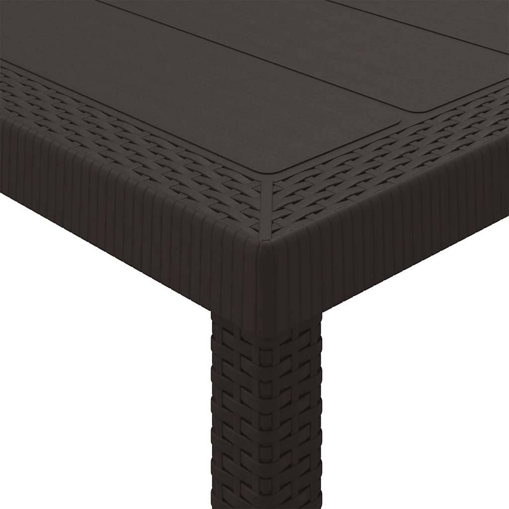 ComfortXL - Table et Chaises de Jardin 15 Pièces Résine Tressée avec Coussins pour 14 Convives Marron – ComfortXL Outdoor Living - Image 7