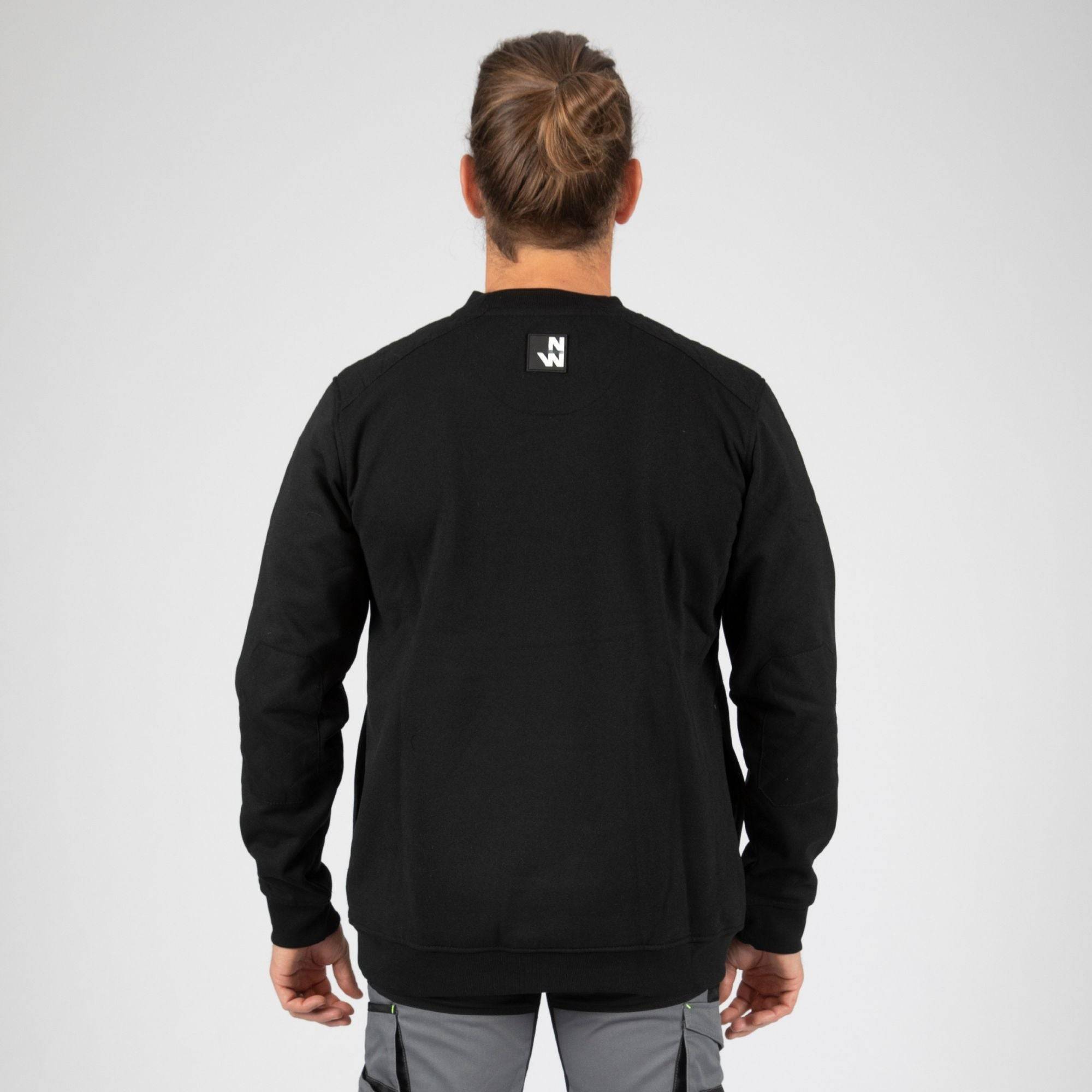 taille 3xl - leon - sweat de travail - 1220 noir - Image 3