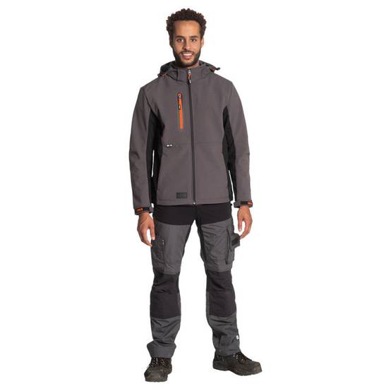 Herock - Pantalon multipoches HEROCK Hector anthracite/noir - taille 38 - HEROCK - Image 3