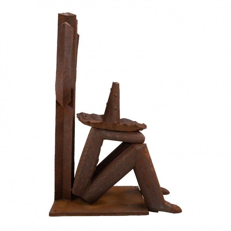 Jardinex - Statue déco jardin Mexicain H.155 cm - Rouille - Jardinex - Imagen 5