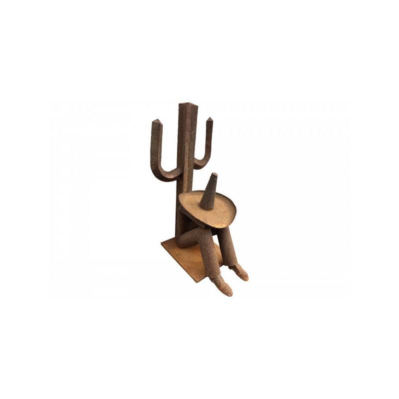 Jardinex - Statue déco jardin Mexicain H.155 cm - Rouille - Jardinex - Imagen 1