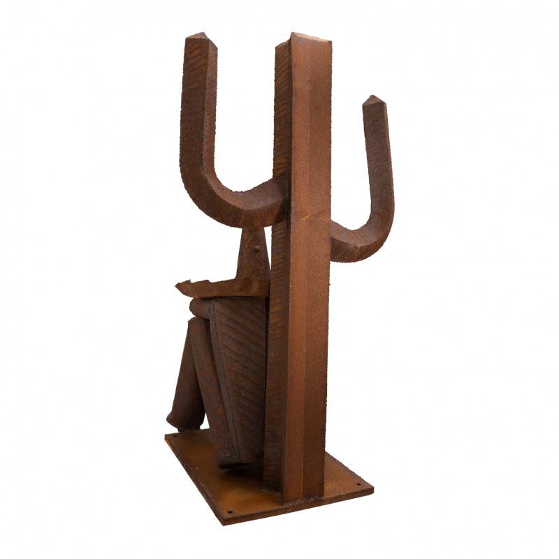 Jardinex - Statue déco jardin Mexicain H.155 cm - Rouille - Jardinex - Imagen 8