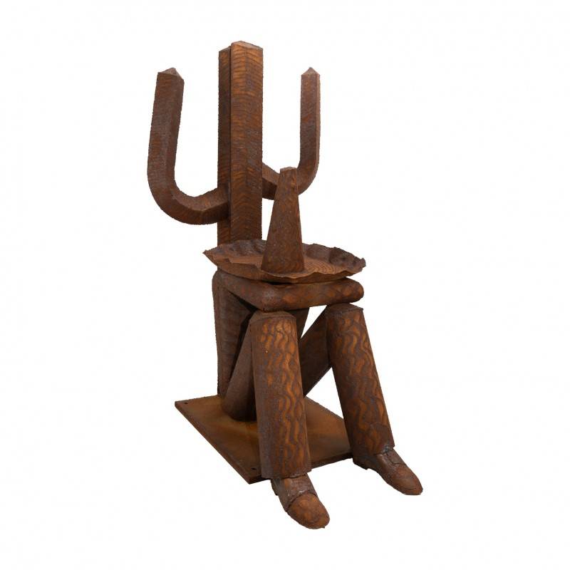 Jardinex - Statue déco jardin Mexicain H.155 cm - Rouille - Jardinex - Imagen 4