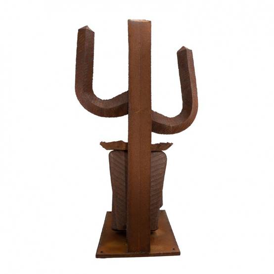 Jardinex - Statue déco jardin Mexicain H.155 cm - Rouille - Jardinex - Imagen 7