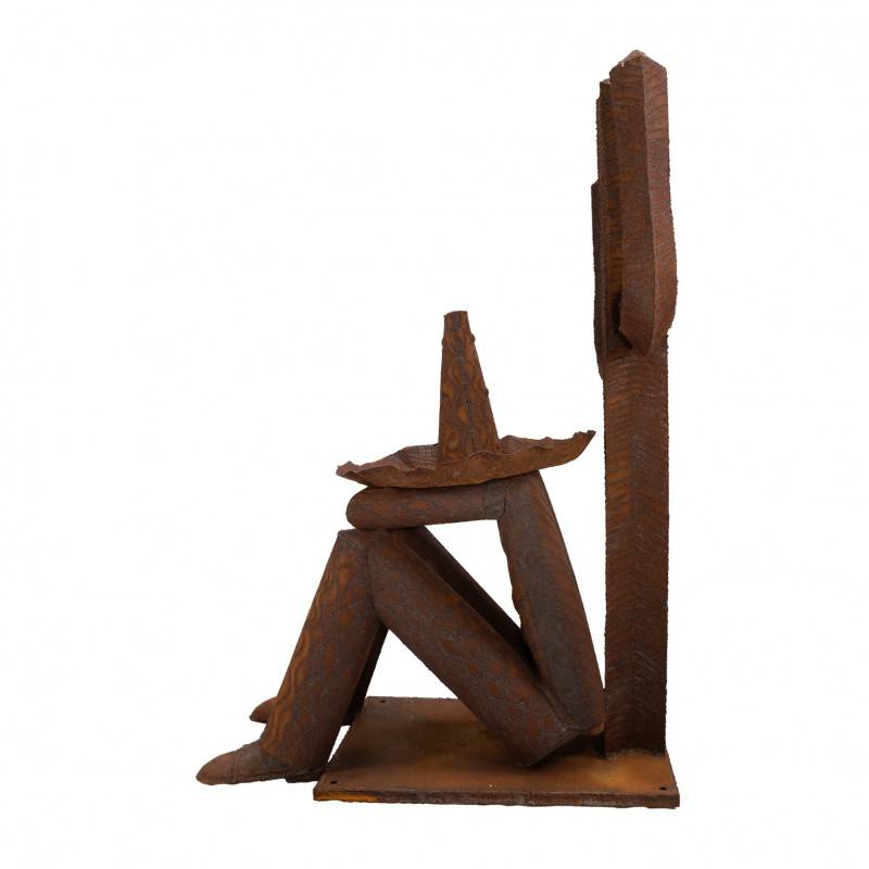 Jardinex - Statue déco jardin Mexicain H.155 cm - Rouille - Jardinex - Imagen 9