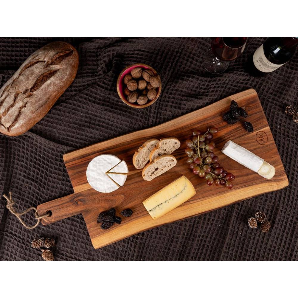Aubry Gaspard - Planche à découper en acacia et jute - Image 2