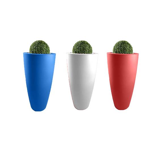 Pot de fleurs conique delight 200l france 2024-lot de 3 - Image 1