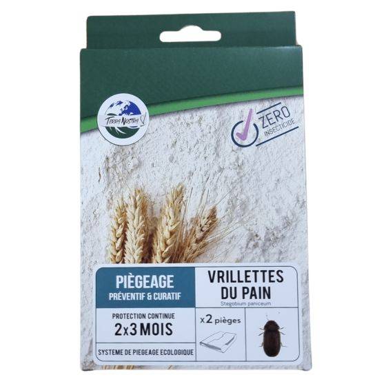 Terra Nostra - Piège Vrillette du pain - Prêt à l'emploi (x2) - Imagen 1