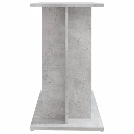 Meuble Aquarium Bois d'Ingénierie Support Rangement 80x35x60cm Gris Béton - ComfortXL Outdoor Living - Image 5