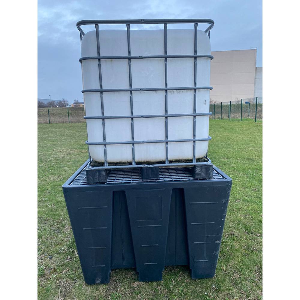 Plast'Up Rotomoulage - Cuve de stockage 1000l ibc poche rénovée grillage translucide pour liquides hors carburants - Imagen 2