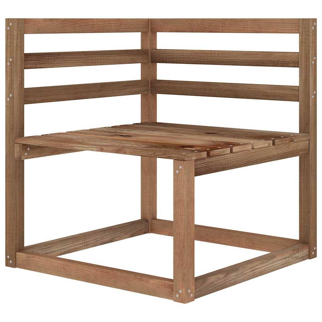 Vidaxl - Salon de jardin 2 pcs Marron Bois de pin imprégné vidaXL 316194 - Imagen 7
