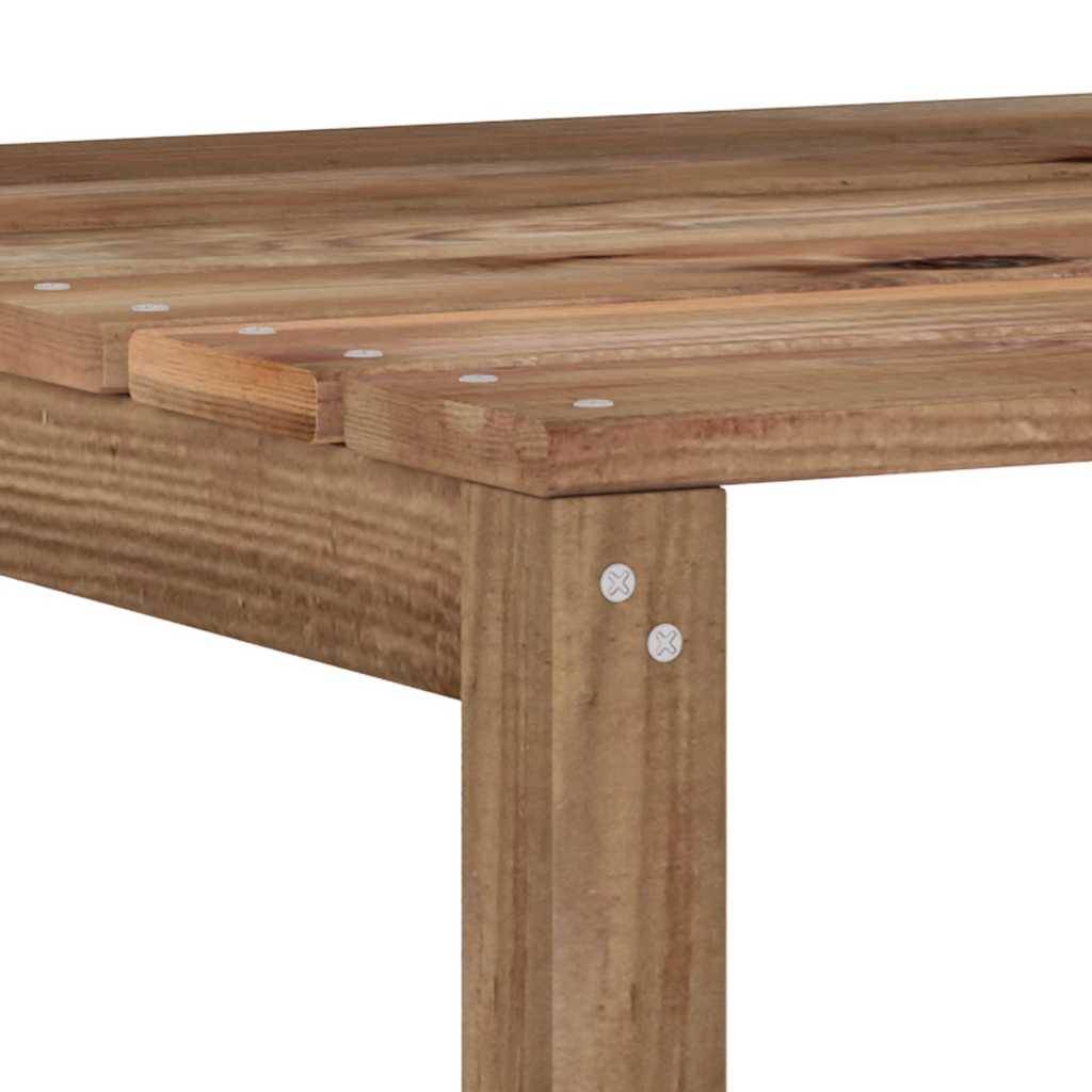 Vidaxl - Salon de jardin 2 pcs Marron Bois de pin imprégné vidaXL 316194 - Imagen 4