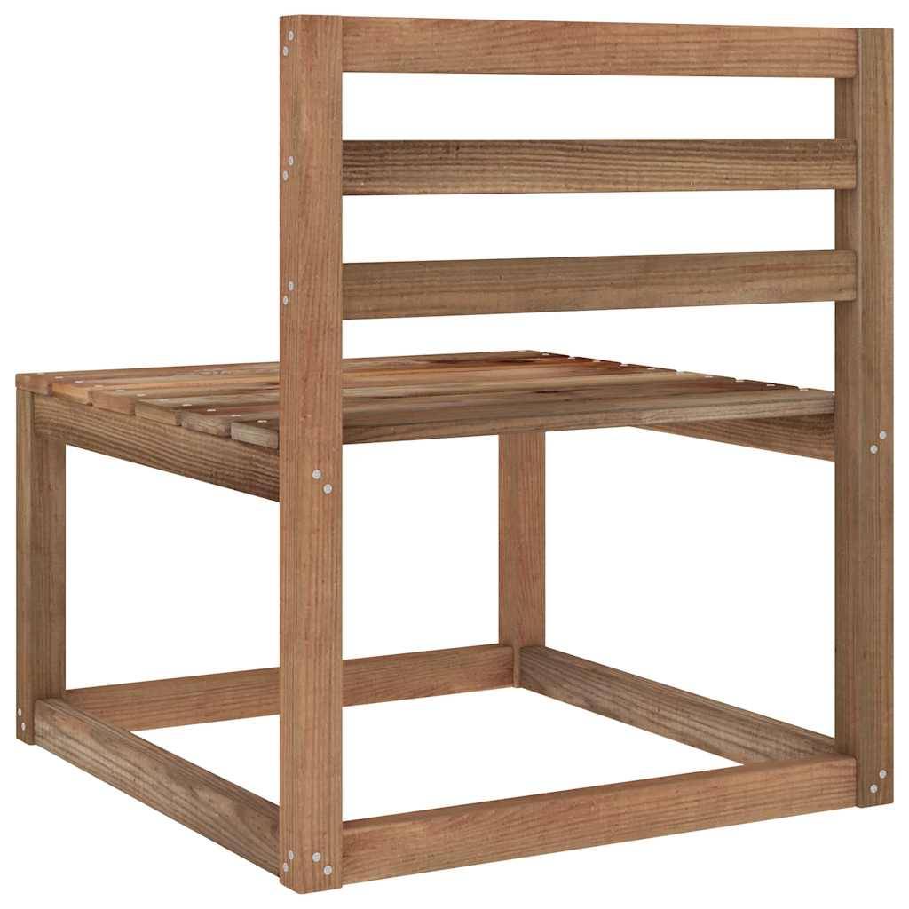 Vidaxl - Salon de jardin 2 pcs Marron Bois de pin imprégné vidaXL 316194 - Imagen 6
