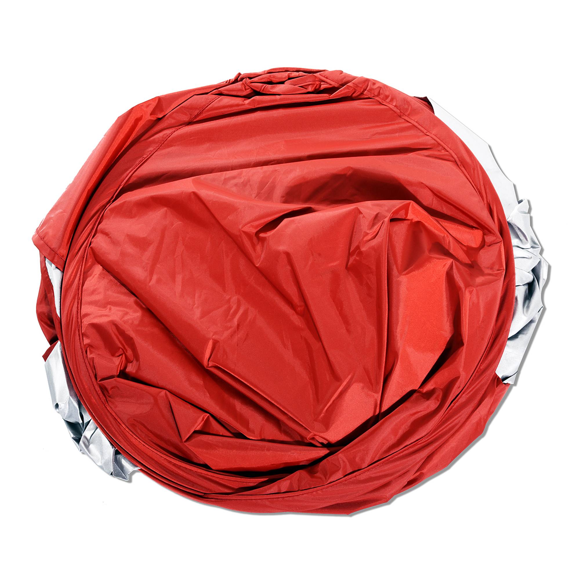 Tente de plage pliable pour 2 à 3 personnes avec fenêtres en abri et protection UV, 200 x 150 x 119 cm, rouge - Image 10