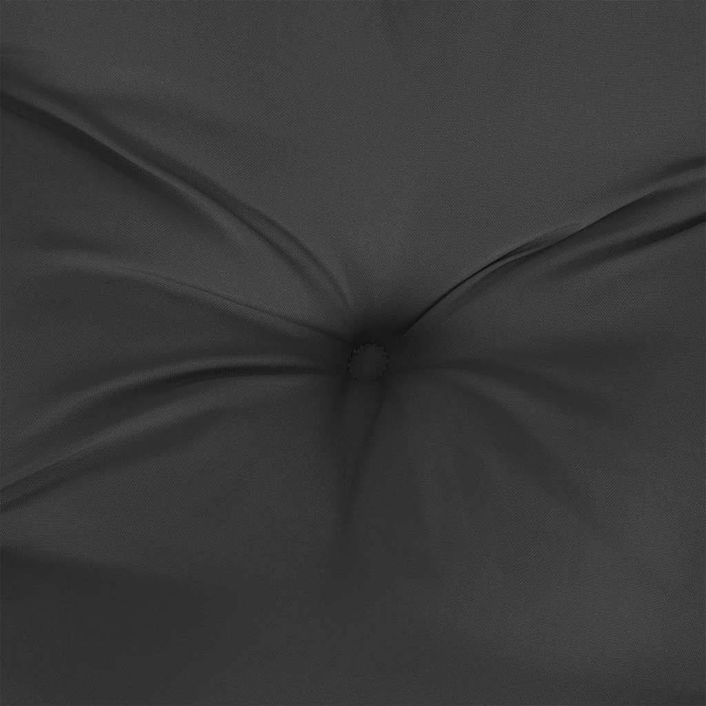 Coussins de chaise à dossier haut tissu oxford noir 120 x 50 x 7 cm, poids:3.75kg - PANGIVO - Image 8