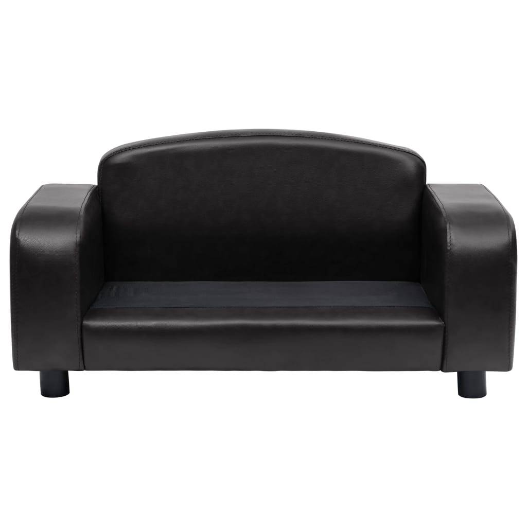 Vidaxl - Canapé pour chien Noir 80x50x40 cm Similicuir vidaXL 170965 - Imagen 9