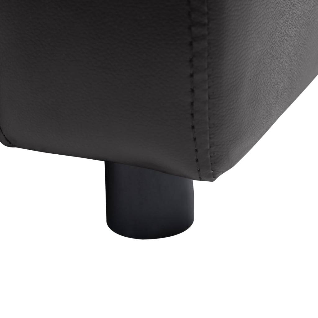Vidaxl - Canapé pour chien Noir 80x50x40 cm Similicuir vidaXL 170965 - Imagen 5