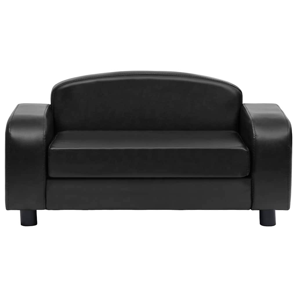 Vidaxl - Canapé pour chien Noir 80x50x40 cm Similicuir vidaXL 170965 - Imagen 8