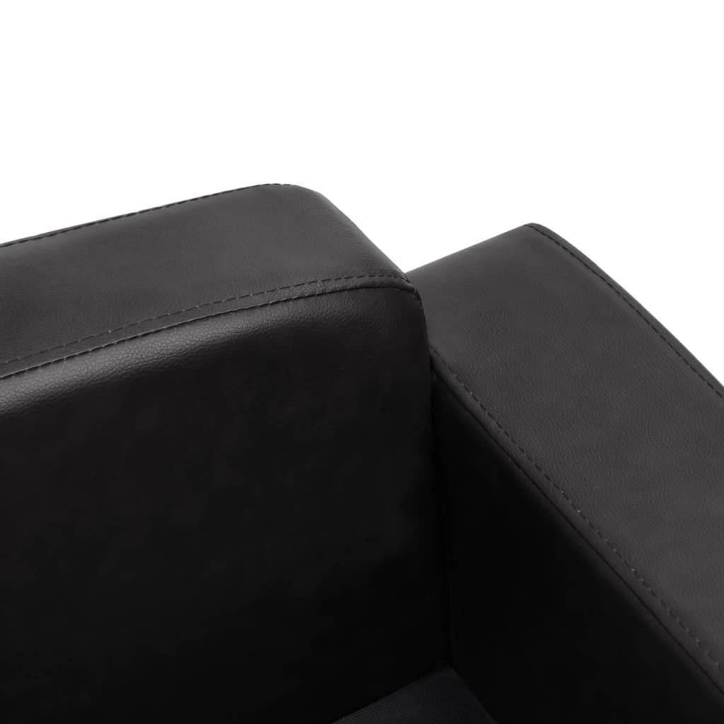 Vidaxl - Canapé pour chien Noir 80x50x40 cm Similicuir vidaXL 170965 - Imagen 4