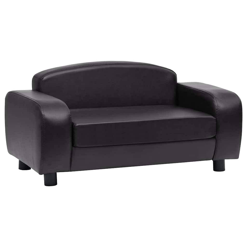 Vidaxl - Canapé pour chien Noir 80x50x40 cm Similicuir vidaXL 170965 - Imagen 2