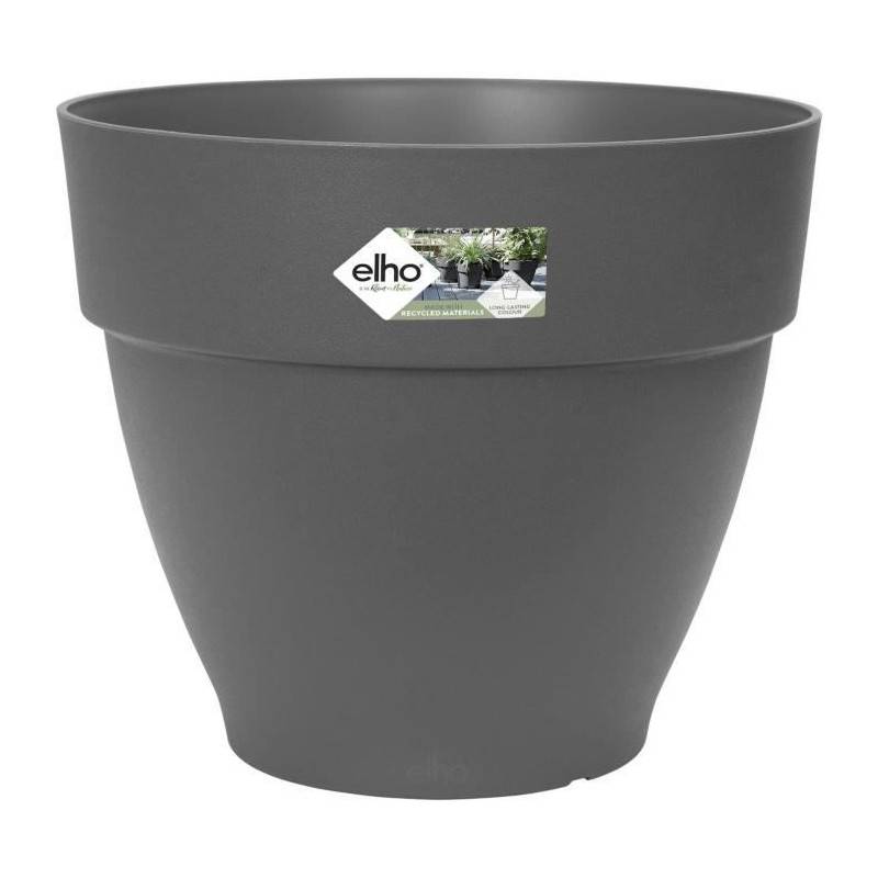 Elho - Pot De Fleurs Rond Vibia - Plastique Réservoir - ø47 - Blanc - Imagen 1