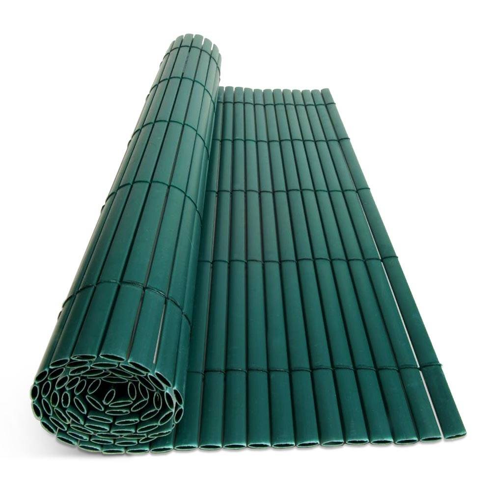 Sans Marque - Canisse double face PVC 1 x 1 m Unité Vert - Image 1