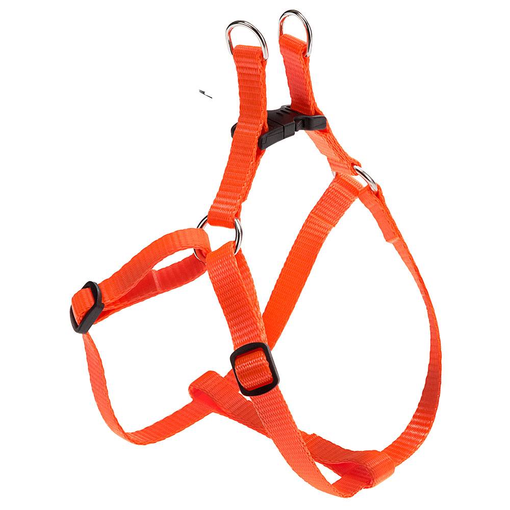 Ferplast - Ferplast Harnais Chien Petite Taille EASY XS, Harnais pour Chat Ajustable, Facile à Porter, 33-46 cm. Orange - Imagen 1