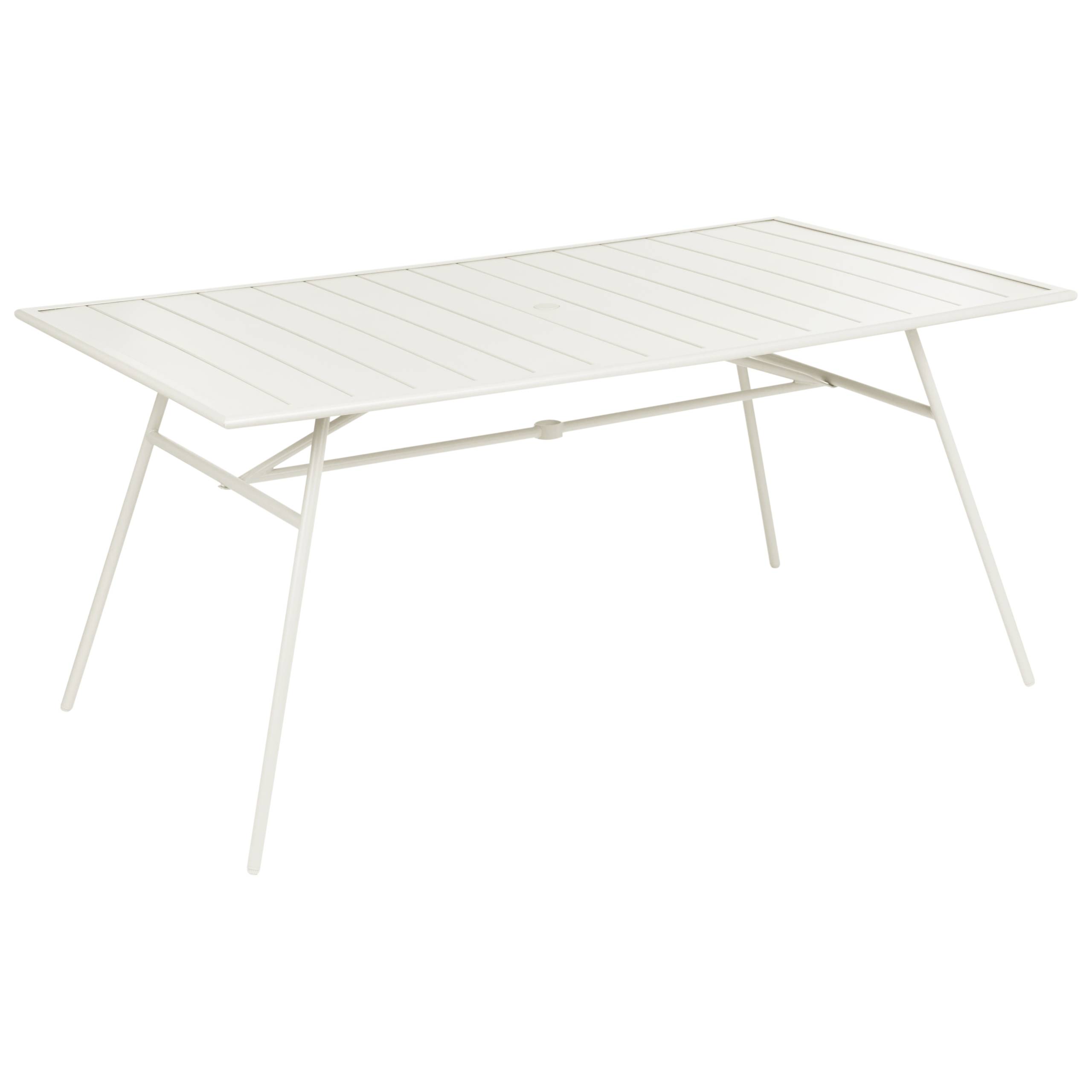 Set de salle à manger, 6 Personnes Métal Beige clair TERENZO - Beliani - Image 3