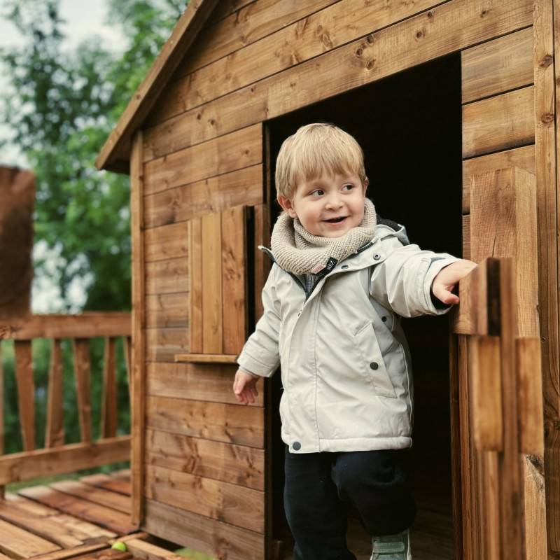 Soulet - Aire de jeux avec cabane et toboggan COTTAGE HAPPY - Image 6