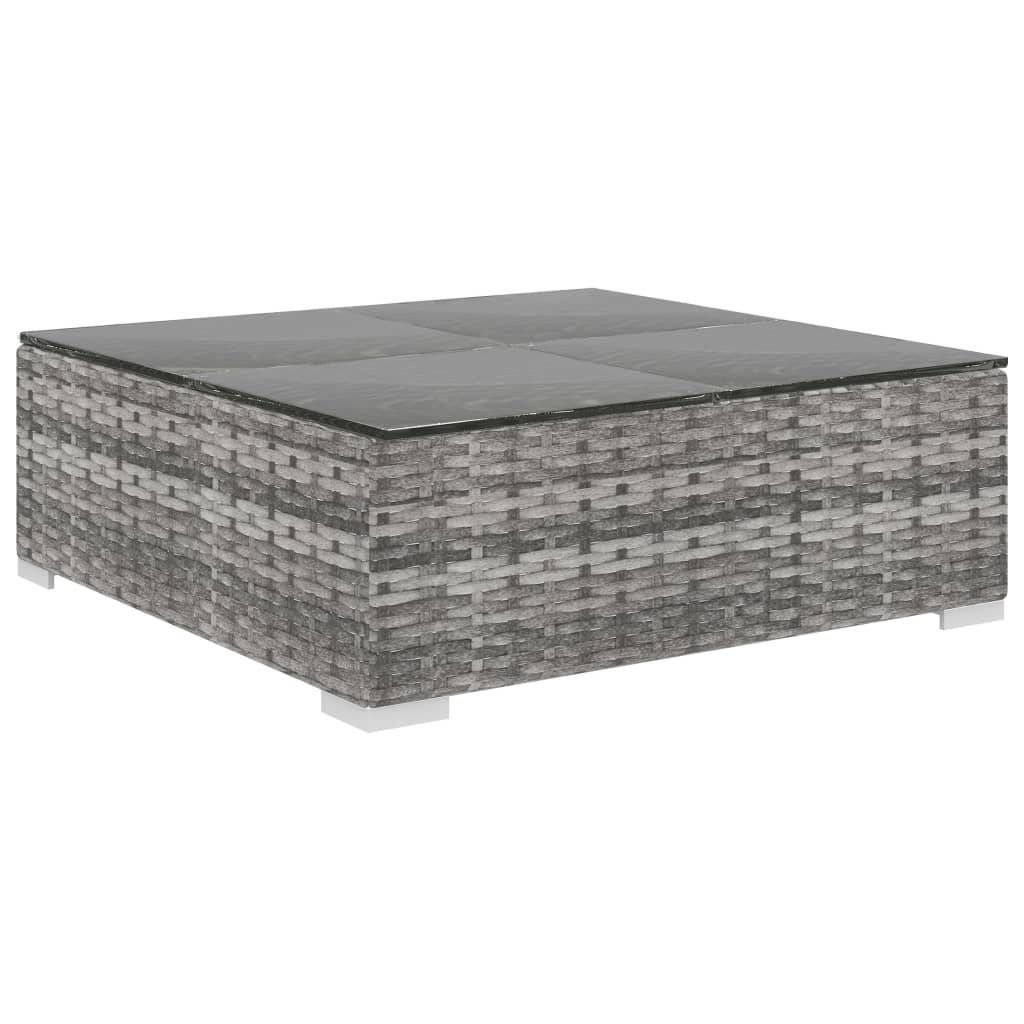 Vidaxl - Salon de jardin 6 pcs avec coussins résine tressée gris vidaXL 46771 - Imagen 7