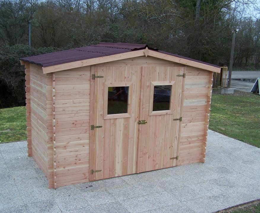 Habrita - Abri DALIA madriers Douglas 20 mm sans plancher 5,24 m² Habrita - Imagen 2
