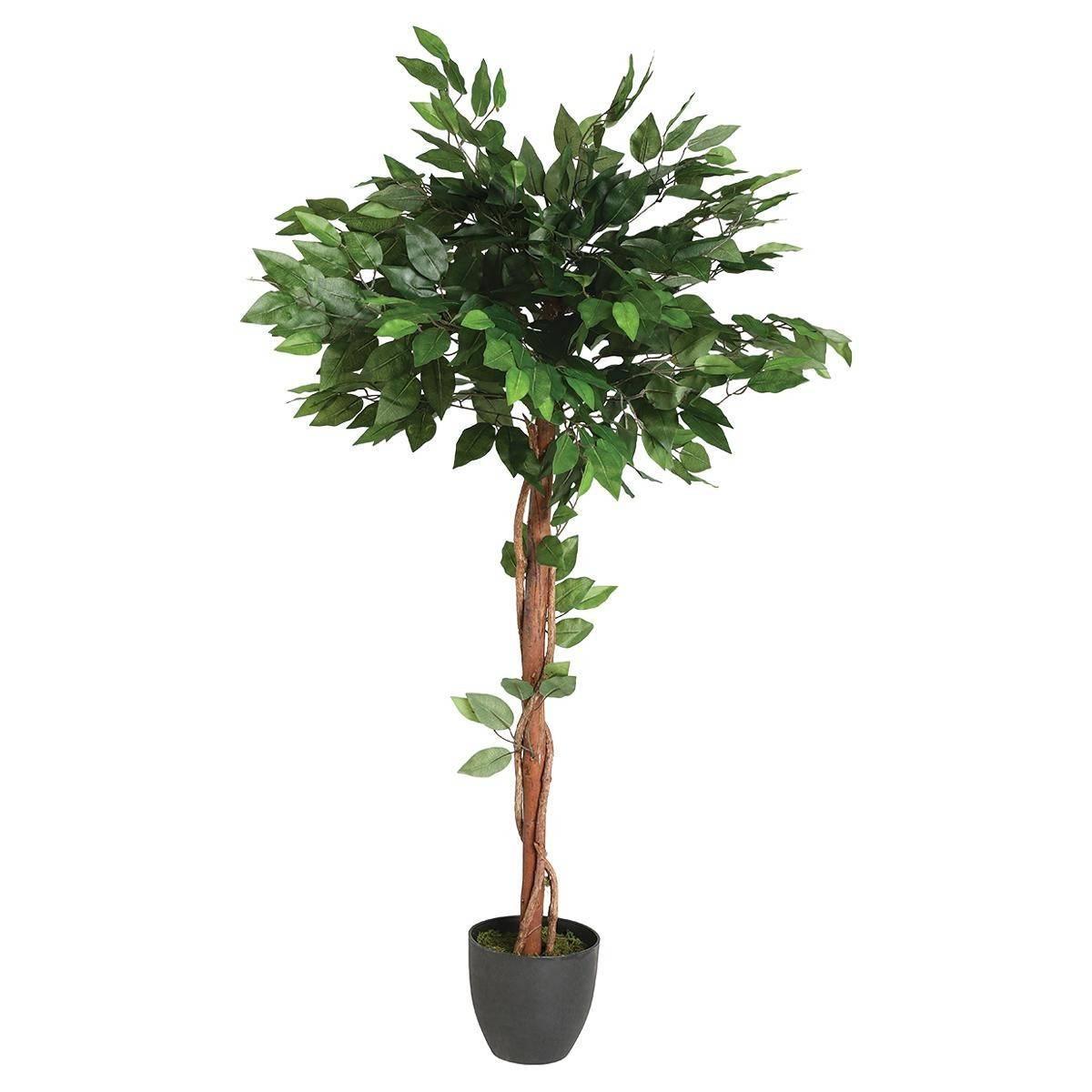 Plante Artificielle "Ficus" 120cm Vert