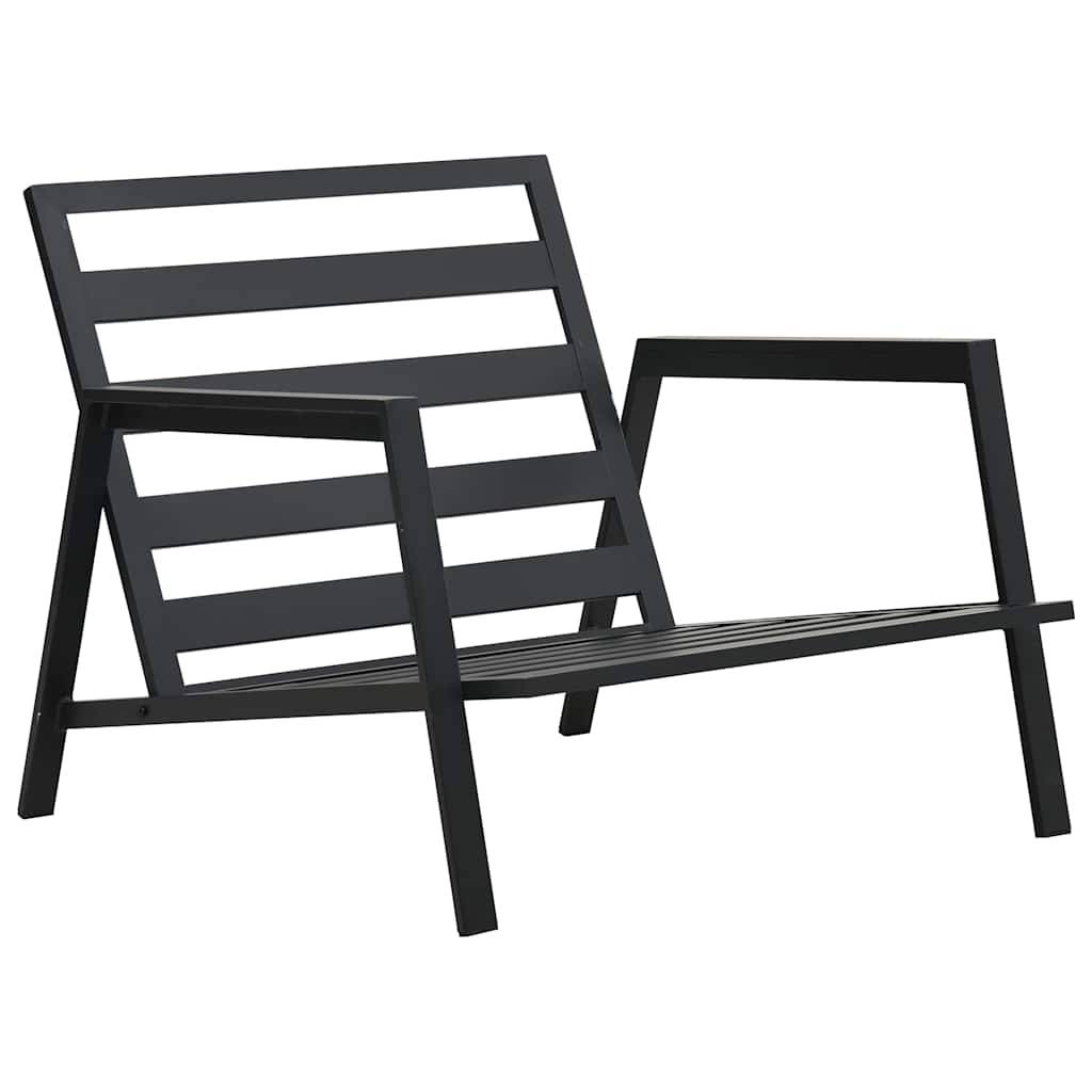 Vidaxl - Salon de jardin 5 pcs avec coussins Aluminium Gris foncé vidaXL 47817 - Imagen 8