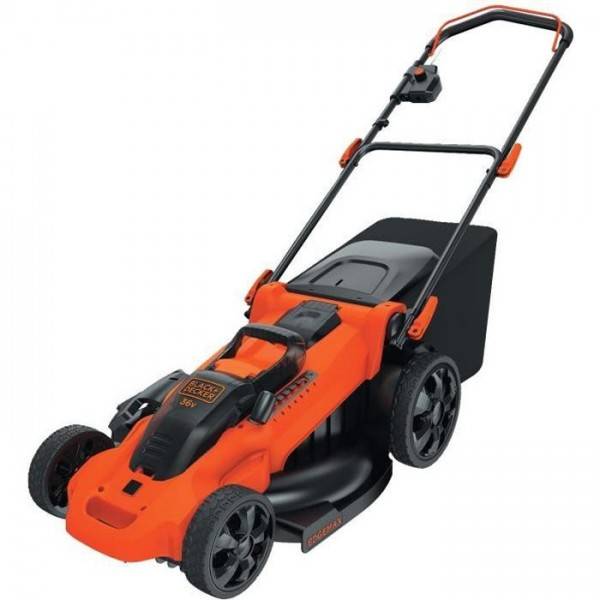 Tondeuse a Gazon   a Gazon Electrique Sans Fil 36V CLMA4820L2-QW - BLACK+DECKER - 7 Hauteurs Réglables - Fonction Mulching - Image 1